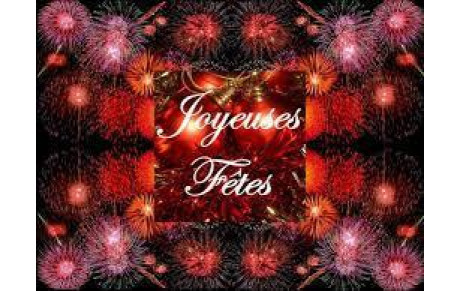 JOYEUSES FETES DE FIN D'ANNEE 2015