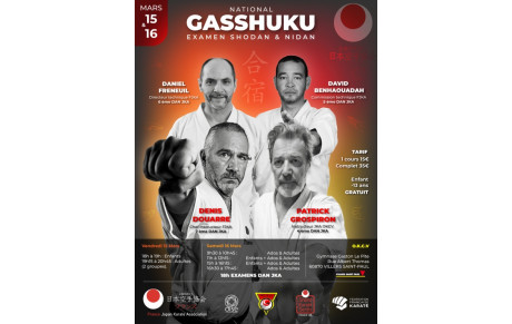 Grand Gasshuku National 15 et 16 Mars